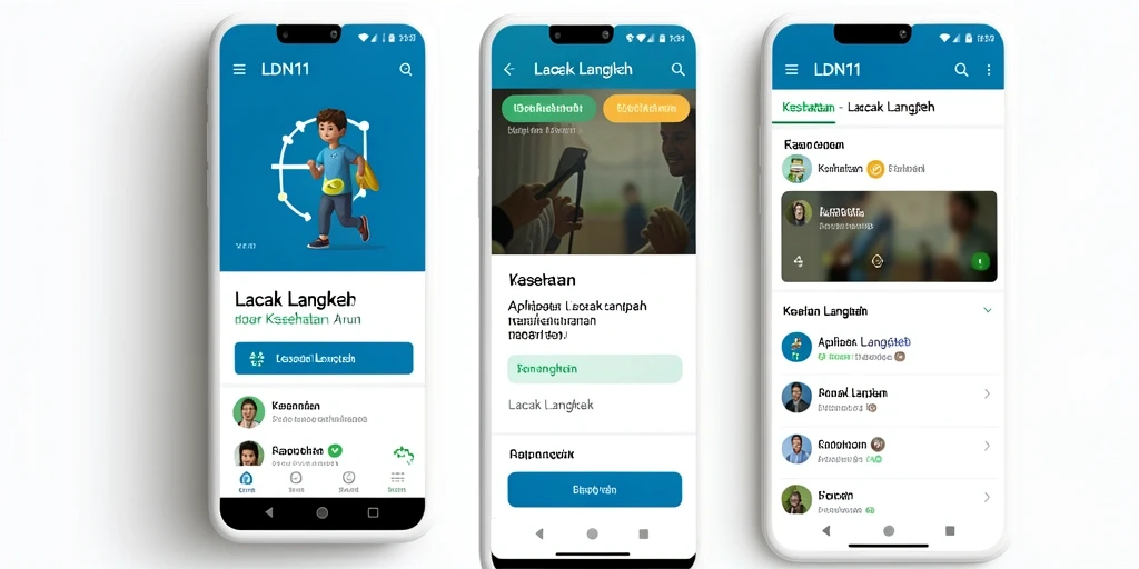 Tampilan antarmuka <strong>LDN11</strong> yang menarik dan informatif untuk pelacakan langkah.